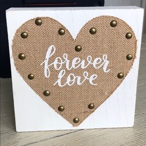 Wood Sign Forever Love